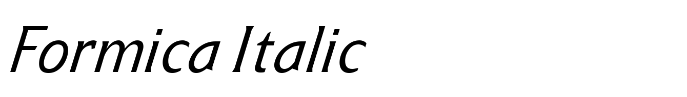 Formica Italic